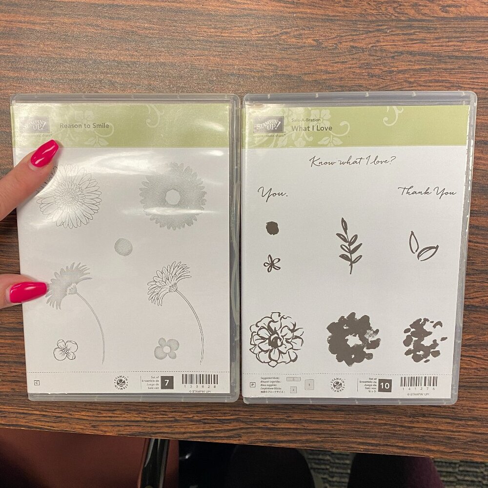 Stampin Up! What I Love and Reason to Smile stamp sets